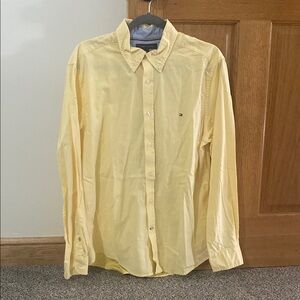 Tommy Hilfiger Yellow Casual Button Down Shirt